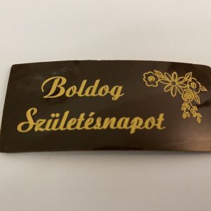 "Boldog Születésnapot" csoki tábla