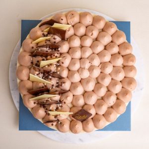 Pataki Cukrászda Érd francia csoki trió csokitorta 12 szeletes