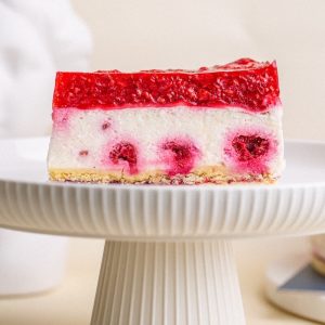 Pataki Cukrászda Érd Málnás túrótorta szelet