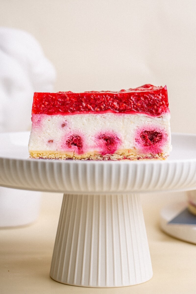 Pataki Cukrászda Érd Málnás túrótorta szelet