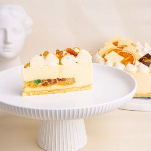 Pataki Cukrászda Érd Oroszkrém torta szelet