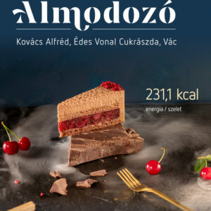 Pataki Cukrászda Érd 2025 Országtorta "ÁLMODOZÓ" cukormentes 16 szeletes