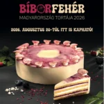 Pataki Cukrászda Érd - Bíborfehér 2026 Országtorta - Egész torták