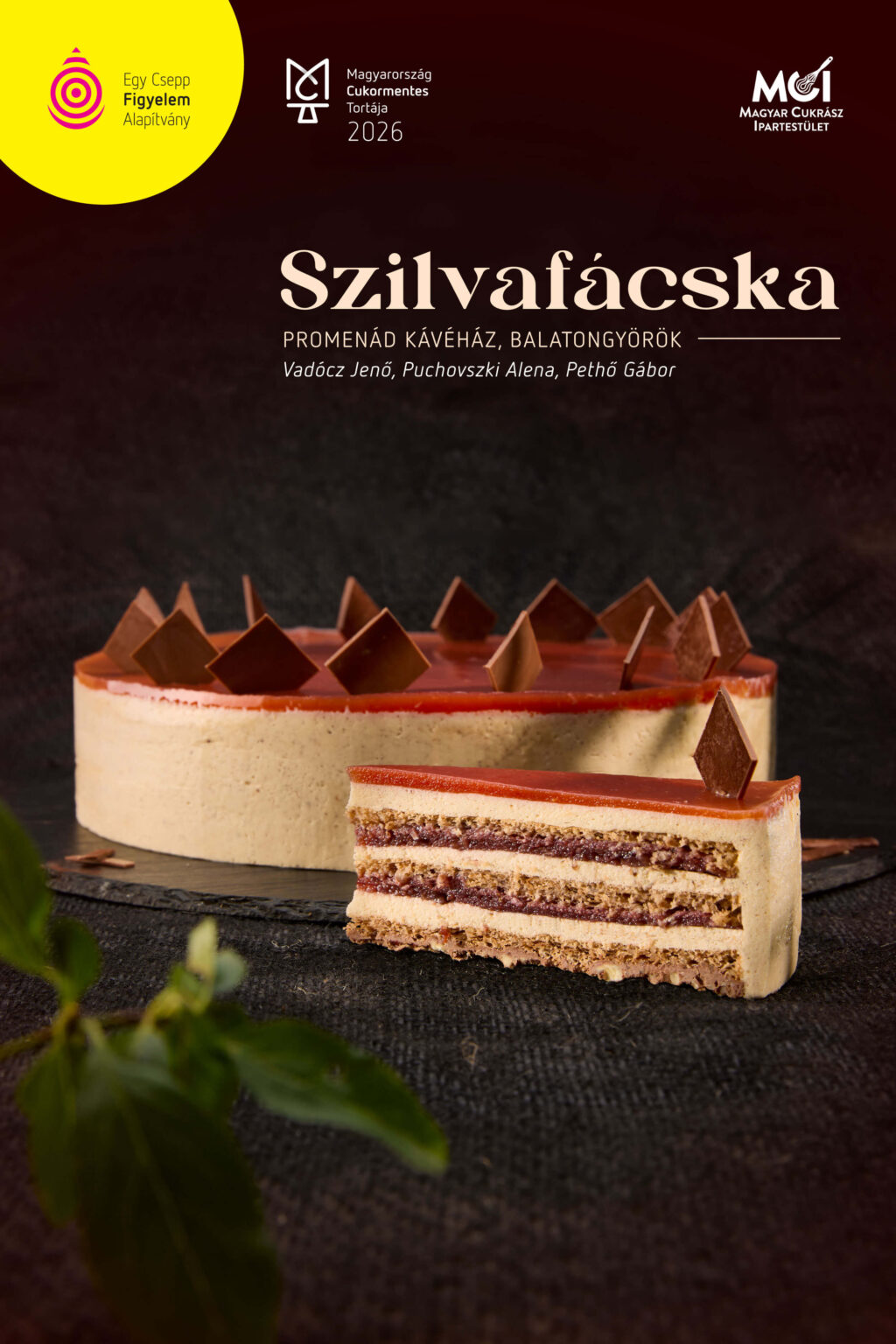 Pataki Cukrászda Érd - Szilvafácska 2026 Országtorta - Egész torták